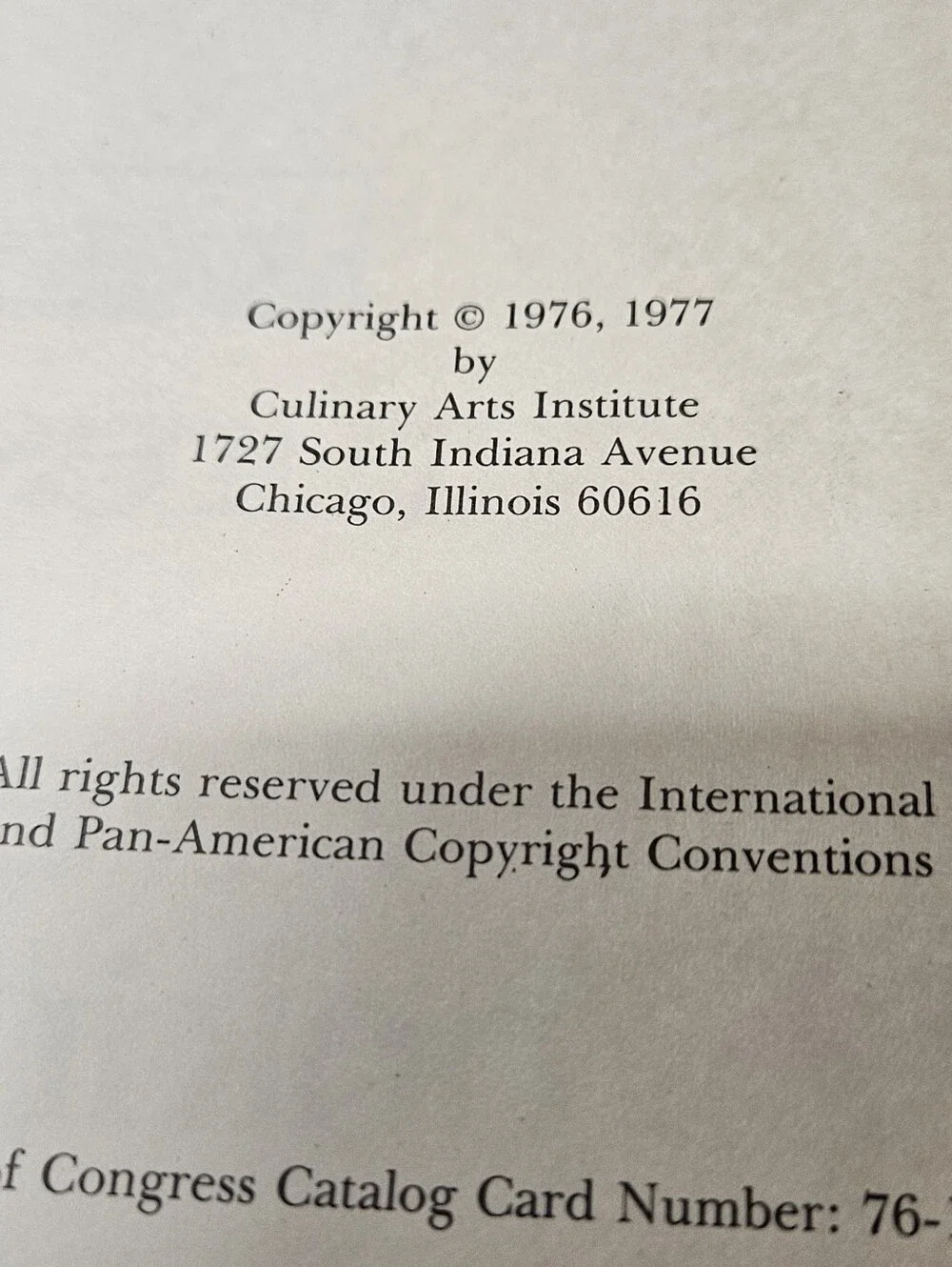 Rare Vintage Cookbook